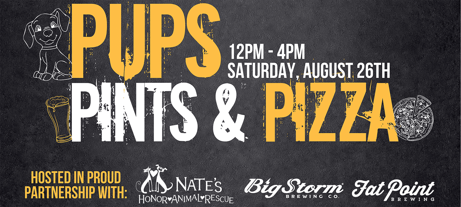 Oak & Stone Pups, Pints and Pizza
